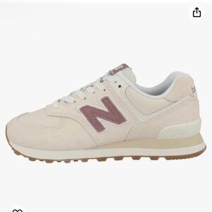 574 New Balance , Classics Tradition Beige Pink/ Rose ,Size:10
